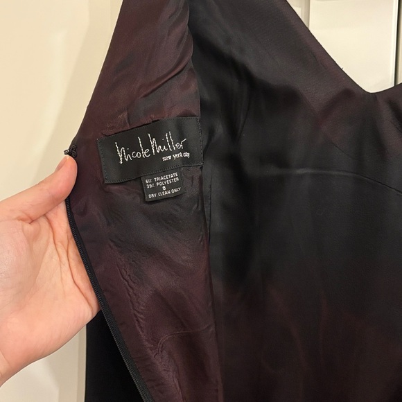 Nicole Miller Classic Black Mini Dress - Picture 3 of 3